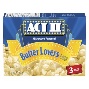 Wholesale ACT II Butter Lovers Popcorn 3's (234g)