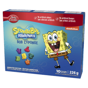 Wholesale Betty Crocker Fruit Snacks Sponge Bob 10ct (226g)