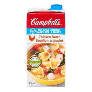 Wholesale Campbell's Chicken Broth No Salt (900ml)