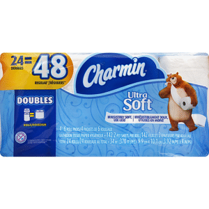 Wholesale Charmin Ultra Strong Bathroom Tissue 24DR=48R (143's)