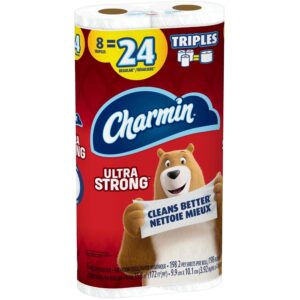 Wholesale Charmin Ultra Strong Bathroom Tissue 2Ply 8TR=24R (198S)