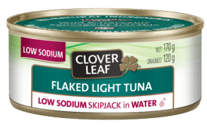 Wholesale Clover Leaf Flaked Light Tuna Low Sodium In Water (170g)