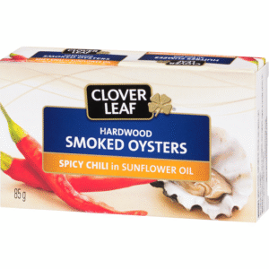 Wholesale Clover Leaf Smoked Oysters Spicy Chili (85g)