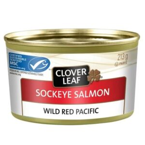 Wholesale Clover Leaf Sockeye Salmon Halves (213g)
