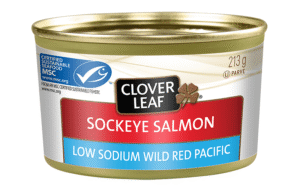 Wholesale Clover Leaf Sockeye Salmon Low Sodium (213g)