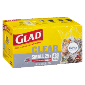 Wholesale Glad Clear Kitchen Catcher Bags Regular (48CT)