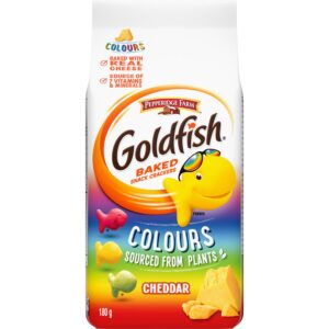 Wholesale Goldfish Baked Snack Colours Cheddar (180g)