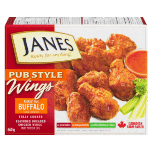Janes Pub Style Chicken Wings Buffalo (660g)