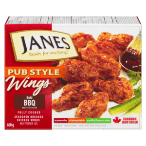 Janes Pub Style Chicken Wings BBQ (660g)