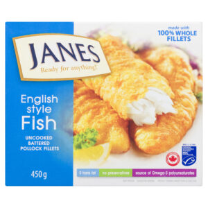 Wholesale Janes English Style Fish (450g)