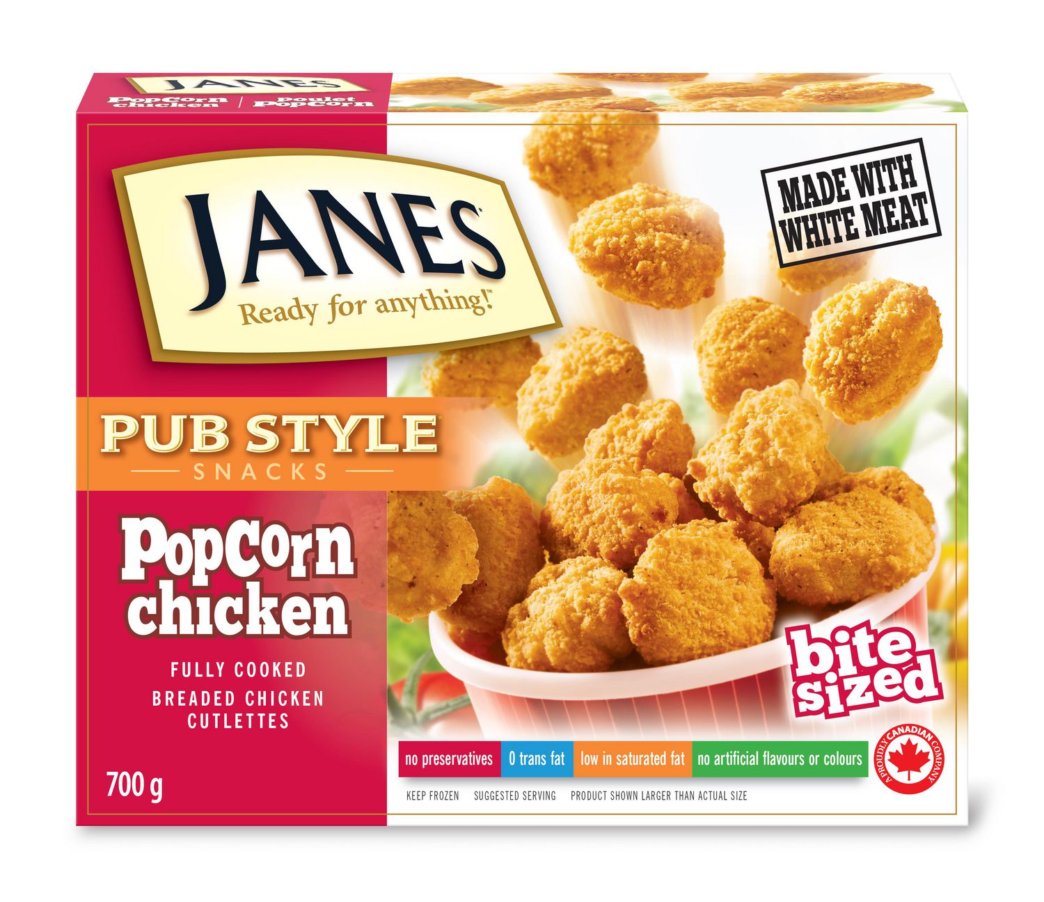 Wholesale Janes Pub Style Popcorn Chicken (700g)
