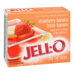 Wholesale Jell-O Jelly Powder Strawberry/Banana (85g)