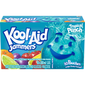 Wholesale Kool-Aid Jammers Punch Tropical (10x180ml)