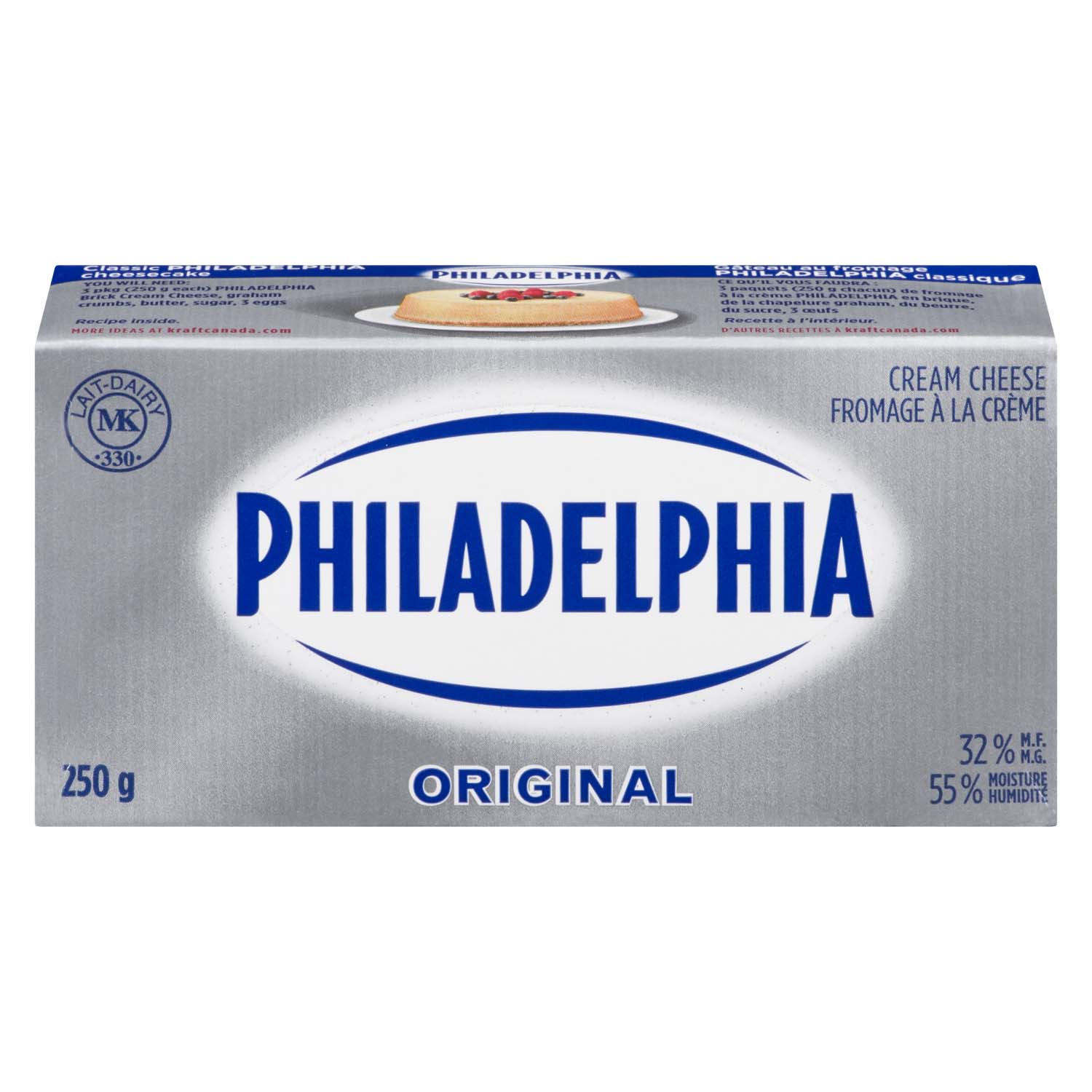 Wholesale Kraft Philadelphia Cream Chees Original Brick (250g)