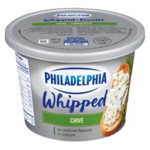 Wholesale Kraft Philadelphia Cream Cheese Whipped Chive (227g)