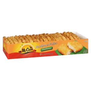Wholesale McCain Potato Patties Onion 20 Pack (1.3kg)