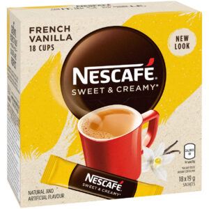 Wholesale Nescafe Sweet & Creamy French Vanilla Coffee (18x19g)