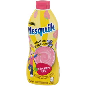 Wholesale Nesquik Strawberry Syrup 1/3 Less Sugar (510ml)