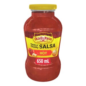 Wholesale Old El Paso Salsa Hot Thick N Chunky (650ml)
