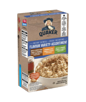 Wholesale Quaker Instant Oatmeal Variety Pack 3 Flav (314g)