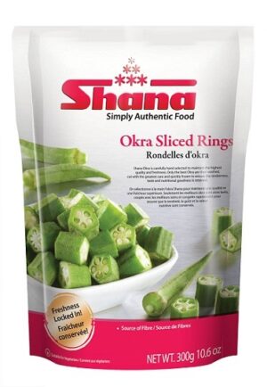 Shana Okra Sliced Rings (300g)
