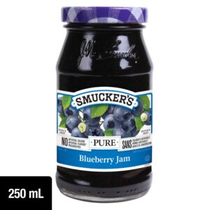 Wholesale Smuckers Pure Blueberry Jam  (250ml)