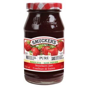 Wholesale Smuckers Pure Strawberry Jam (250ml)