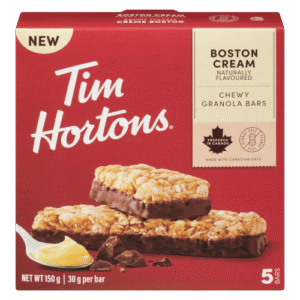 Tim Hortons Boston Cream Chew Granola Bar (5x30g)
