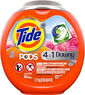 Wholesale Tide Pods Detergent +Downy April Frsh 43ct(1.26kg)