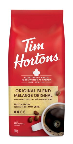 Wholesale Tim Hortons Original Blend Fine Grind Coffee (300g)
