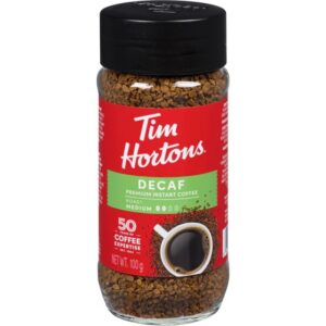 Wholesale Tim Hortons Premium Instant Coffee Decaf (100g)