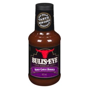 Wholesale Bullseye BBQ Sauce Honey Garlic Bonanza (425ml)