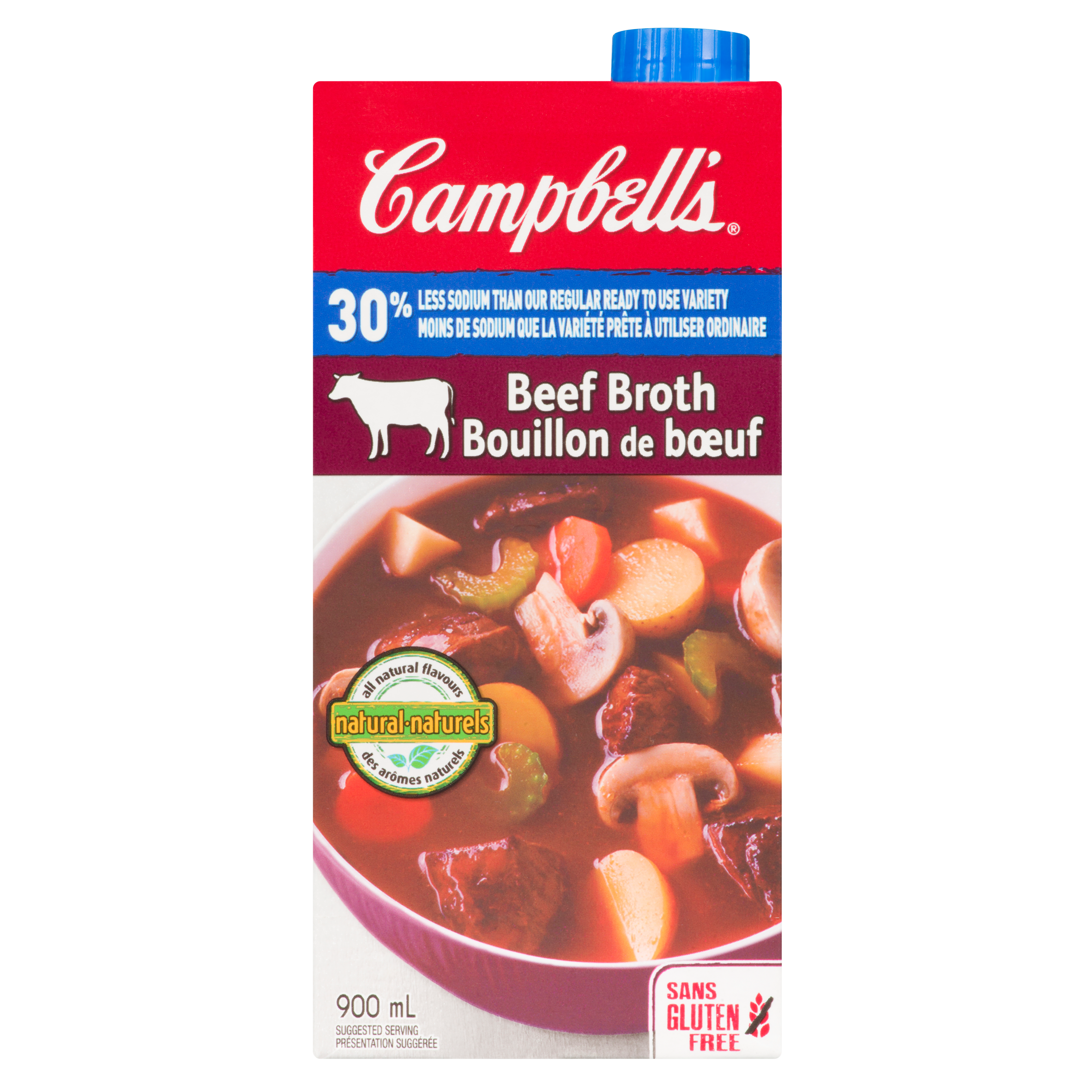Wholesale Campbell's Beef Broth 30% LS (900ml)