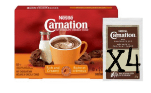 Wholesale Carnation Hot Chocolate Rich and Creamy (10x25g)