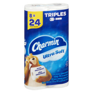 Wholesale Charmin Ultra Soft Bathroom Tissue 2Ply 8TR=24R (198S)