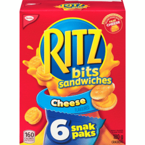 Wholesale Christie RITZ Bits Sandwiches Cheese 6 Paks (180g)