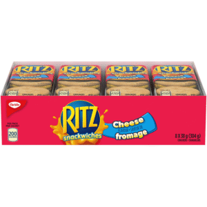 Wholesale Christie RITZ Snack Pakes Real Cheese (8x38g)