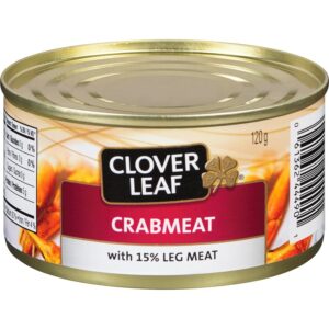Wholesale Clover Leaf Crabmeat with 15% Leg Meat (120g)