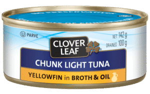 Wholesale Clover Leaf YFC Light Tuna Broth & Oil (142g)