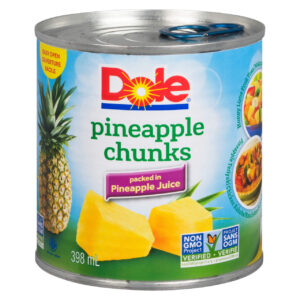 Wholesale Dole Chunks Pineapple in Juice (398ml)