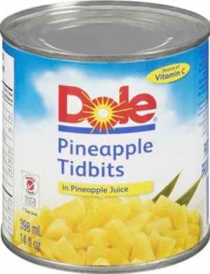 Wholesale Dole Tidbits Pineapple in Juice (398ml)