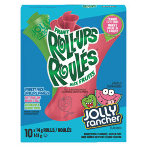 Wholesale Fruit Roll-Ups Jolly Rancher 10ct (141g)