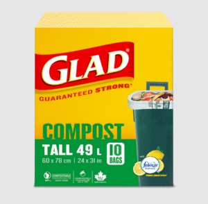 Wholesale Glad Compostable Bag Tall Fresh Lemon (10's)
