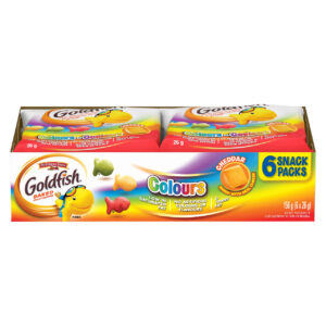 Wholesale Goldfish Baked Snack Colours Cheddar(6x26g)