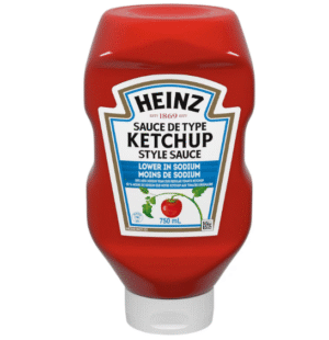 Wholesale Heinz Ketchup Ups Down Low Sodium (750ml)
