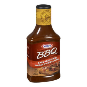 Wholesale Kraft BBQ Sauce Chicken'n Rib (455ml)