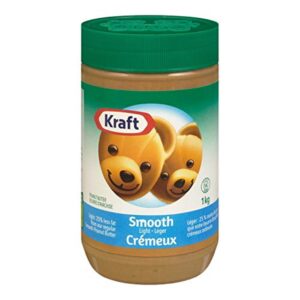 Wholesale Kraft Peanut Butter Smooth Light (1kg)