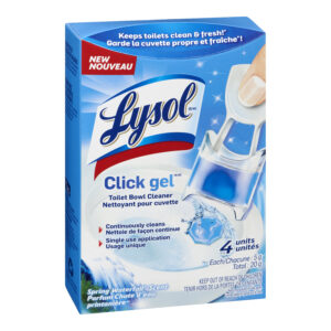 Wholesale Lysol Click Gel Toilet Bowl Cleaner Spring Waterfall 4CT (20g)