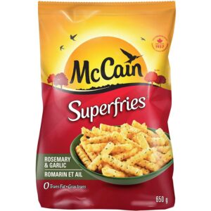 Wholesale McCain Superfries Rosemary&Garlic (650g)