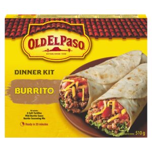 Wholesale Old El Paso Dinner Kit Burrito (510g)